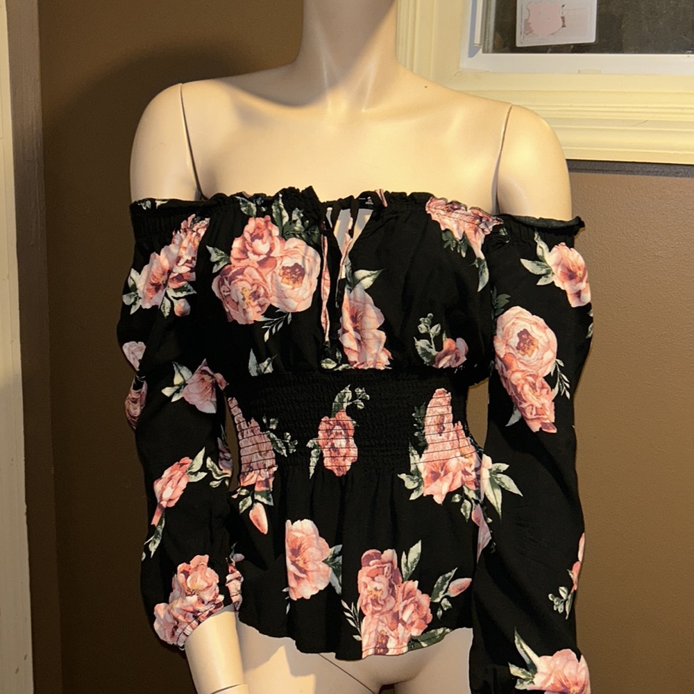 Sexy floral top